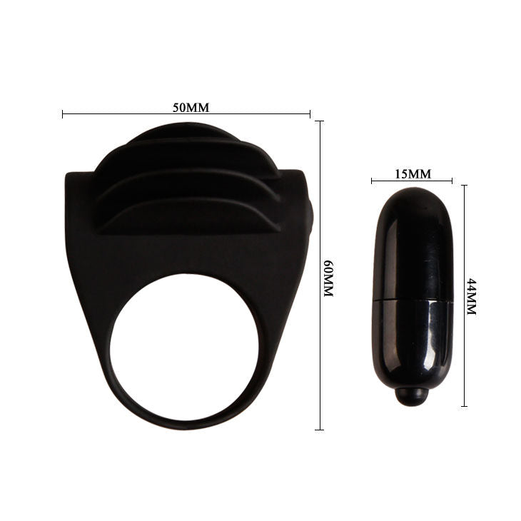 Pretty Love Chester Black Vibrator Ring