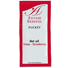 Extase Sensual Strawberry Stimulating Oil - Aceite de masaje 10 ml