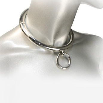 Metal Hard - Collar BDSM con Anilla 10cm