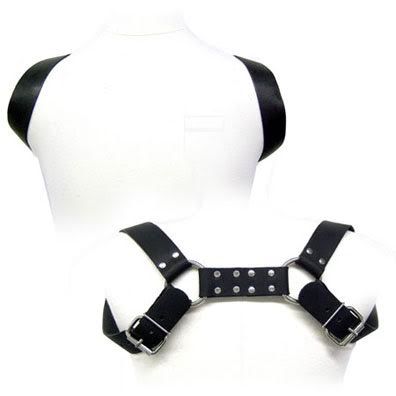Leather Body Holster Harness - Arnés de Cuero Ajustable para BDSM