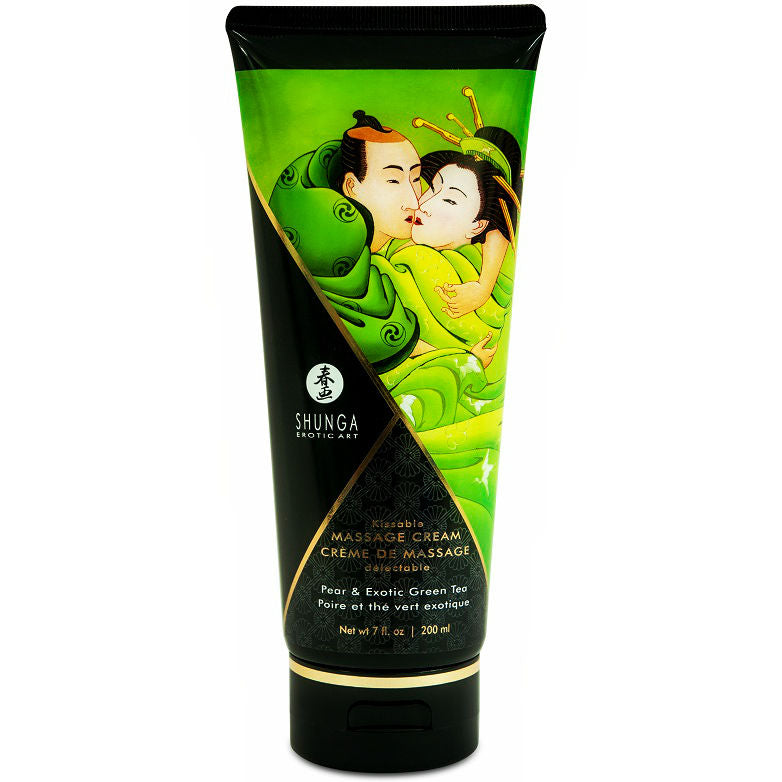 Shunga Crema de Masaje Pera y Té Verde 200 ml