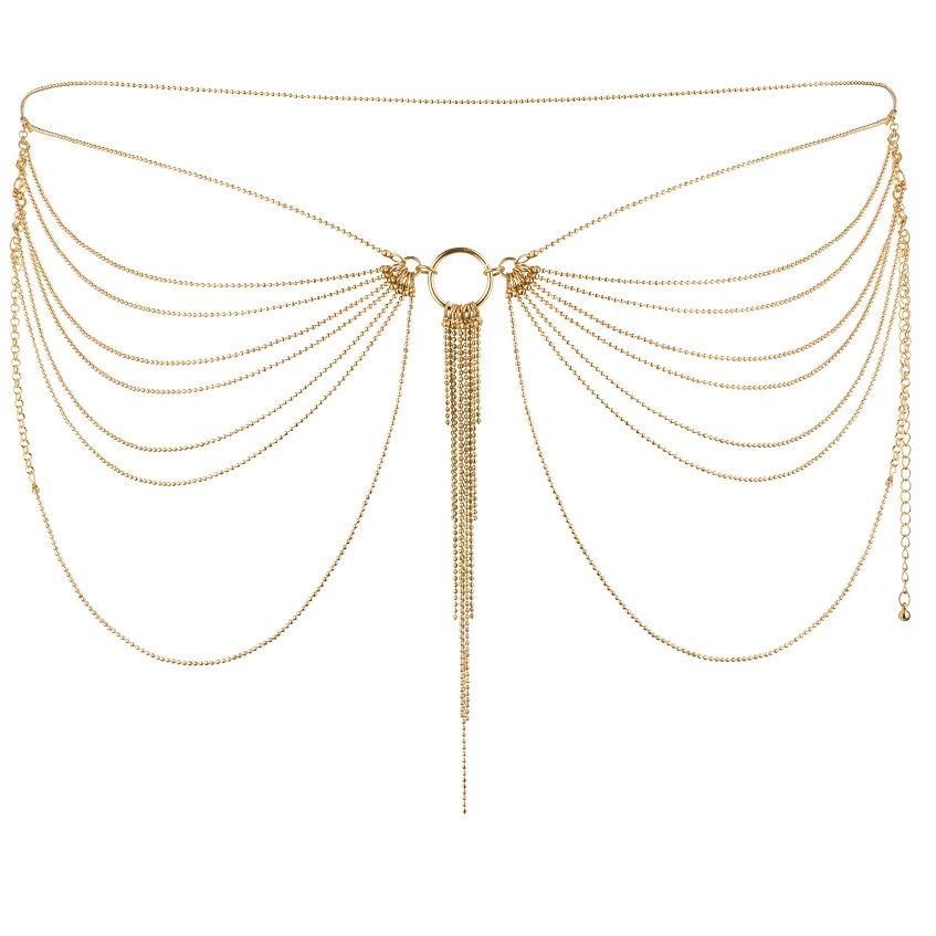 Bijoux Magnifique - Cadena Sensual Dorada para la Cintura