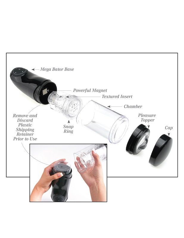 PDX Mega Bator - Masturbador Automático USB para Hombres