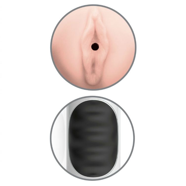 Pipedream Mega Grip - Masturbador Vibrador Vagina con Agarre Intenso