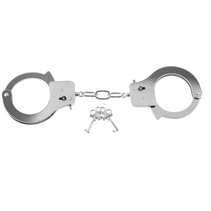 Fetish Fantasy Series Esposas Metal Plateadas - Bondage Premium