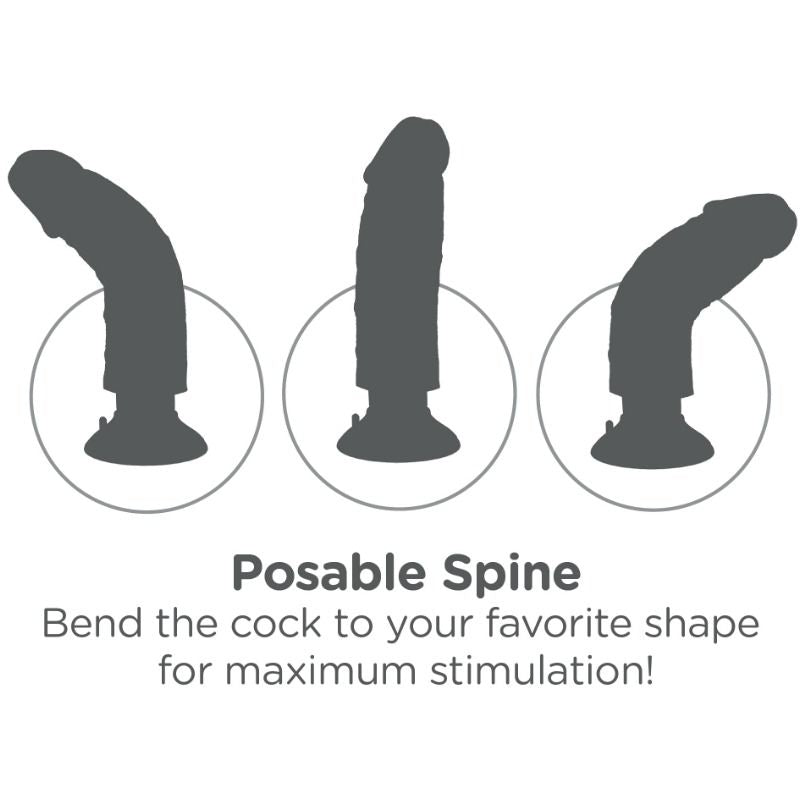 King Cock Vibrating 15.24 cm - Flesh