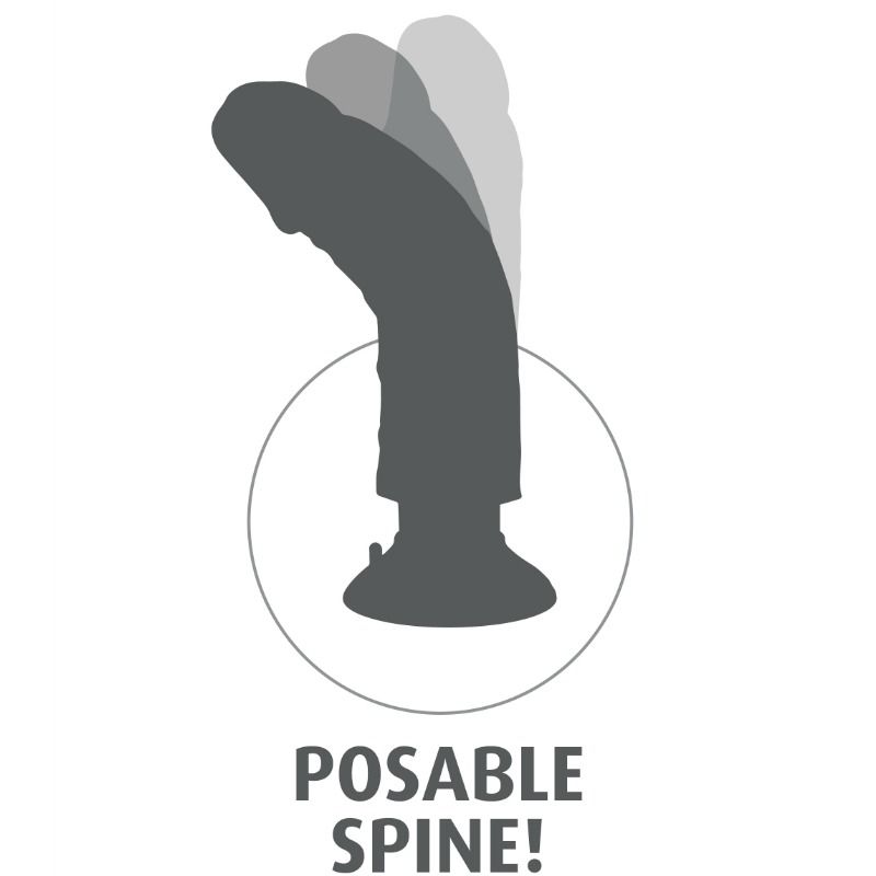 King Cock Vibrating 15.24 cm - Flesh