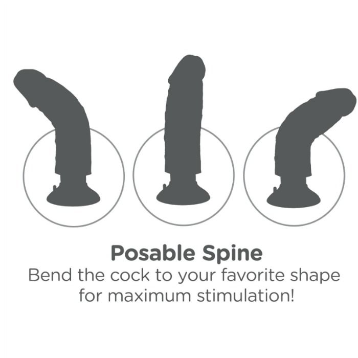 King Cock Vibrating 23 cm - Estimulador con Vibración