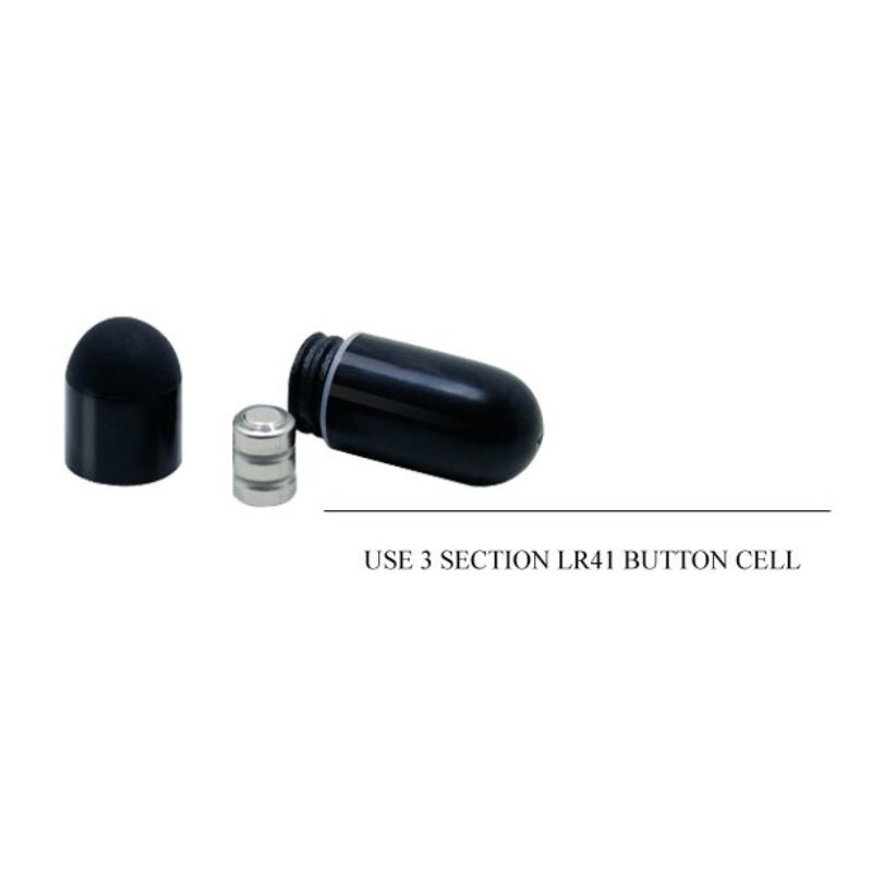 Pretty Love Thimble Vibrator Ring Black - Accesorio Estimulador