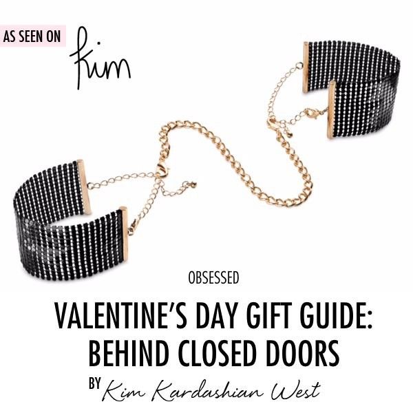 Bijoux Désir Métallique Black Metal Mesh Handcuffs