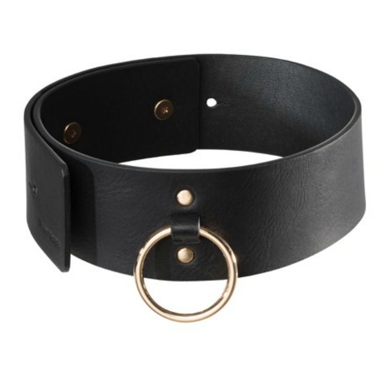 Bijoux Indiscrets Maze - Collar Negro con Correa