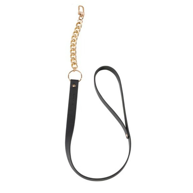 Bijoux Indiscrets Maze - Collar Negro con Correa
