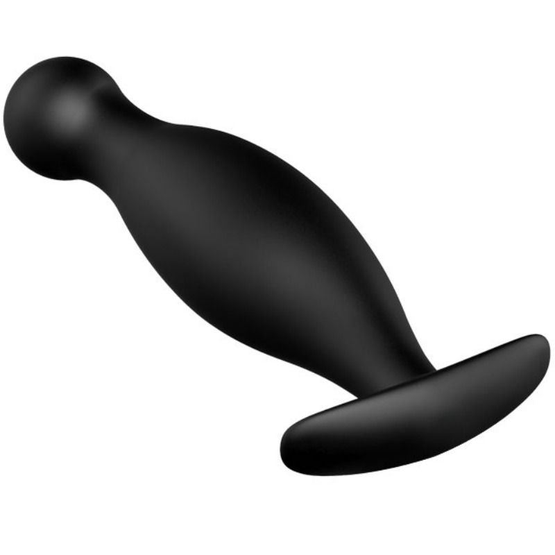 Pretty Love Silicone Anal Plug 11.7 cm Negro - Silicona Médica Premium