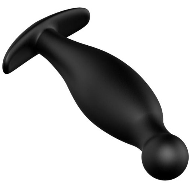 Pretty Love Silicone Anal Plug 11.7 cm Negro - Silicona Médica Premium