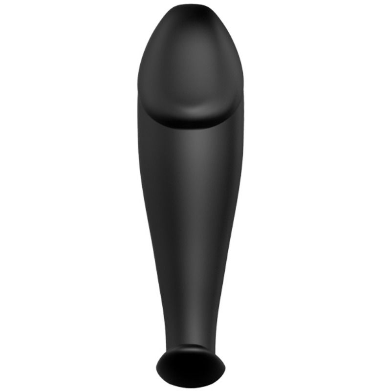 Pretty Love Plug Anal Silicona Forma Pene 12 Vibraciones Negro