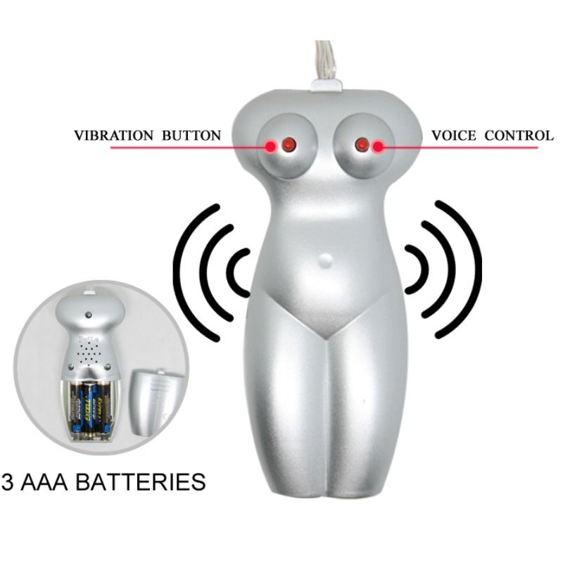 BAILE Realistic Vagina and Anus - Masturbador con Vibración y Control Remoto