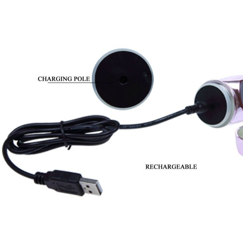 Baile Rotations - Estimulador Recargable con Rotación y Pulsación