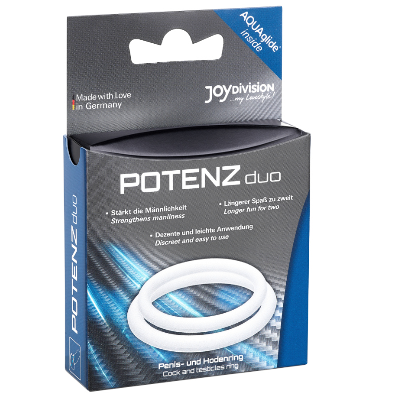 Joydivision Potenzduo White Rings - Talla M