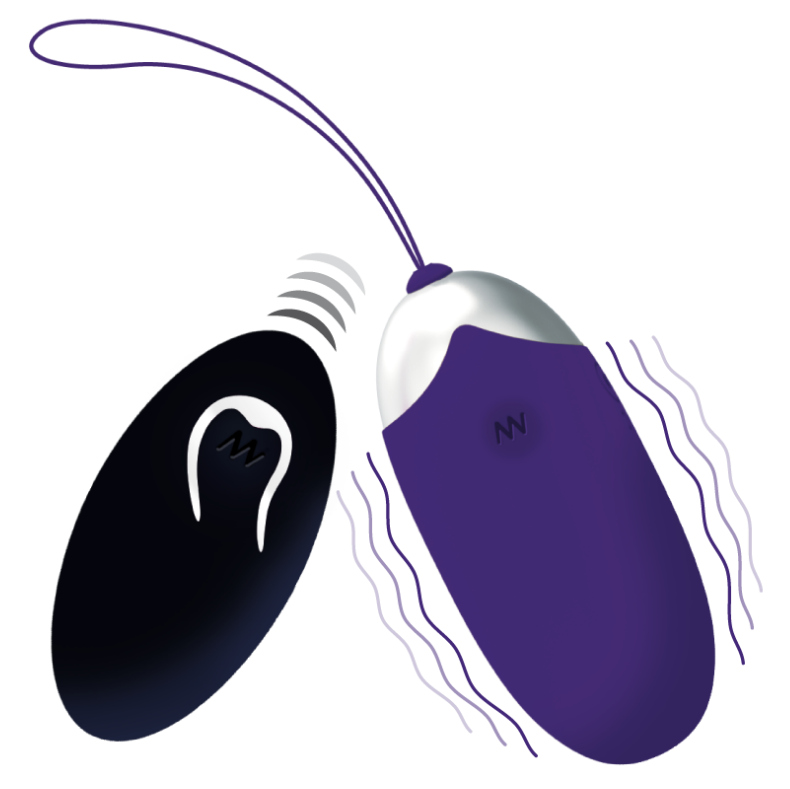 Intense Flippy II - Vibrador con Control Remoto Morado