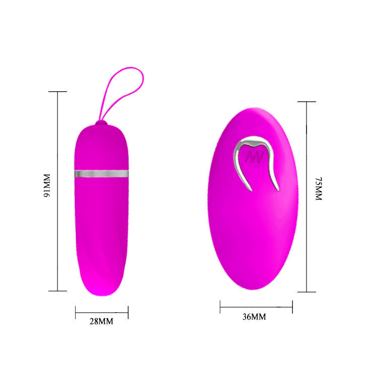 Pretty Love Debby Vibrating Egg con Control Remoto