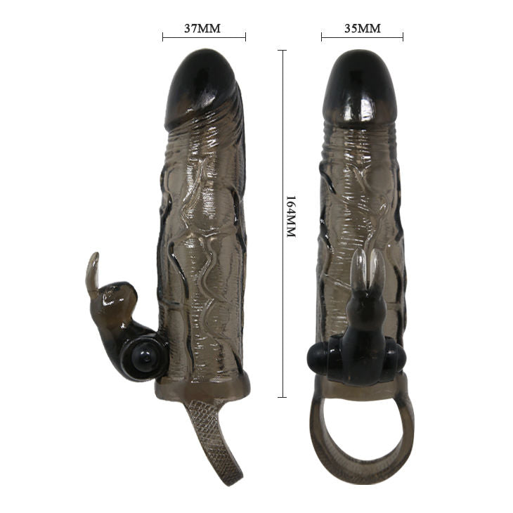 Funda Peneana con Estimulador de Conejo BAILE Brave Man 16,5 cm