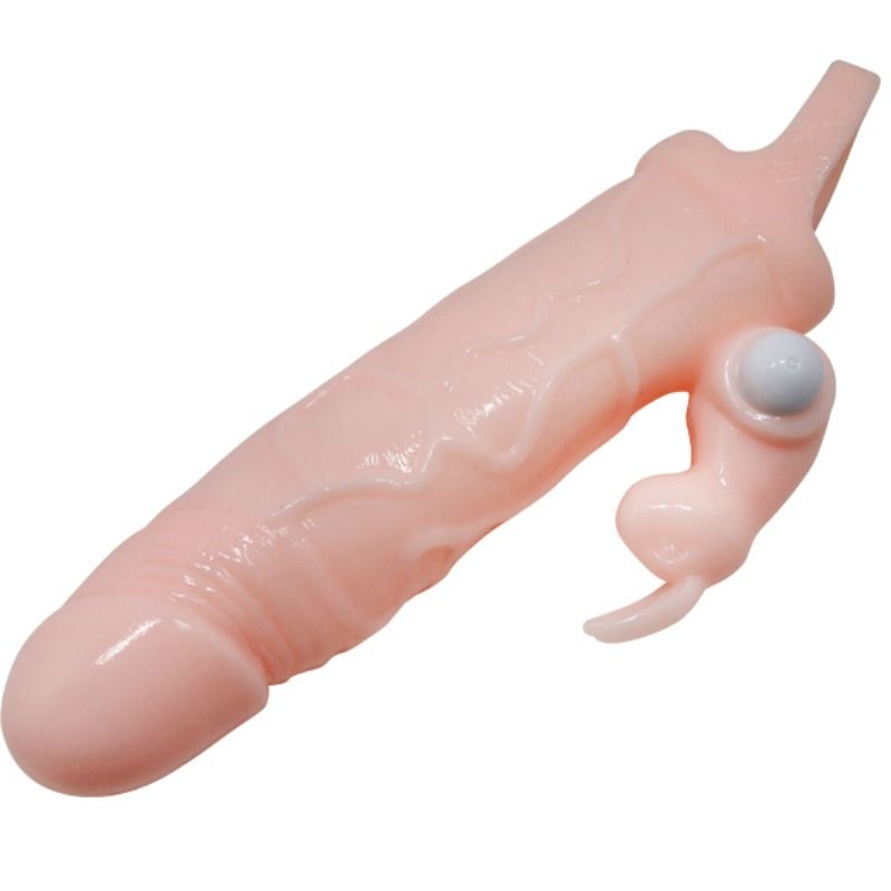 Brave Man Penis Cover with Rabbit and Double Engine - 16.5 cm