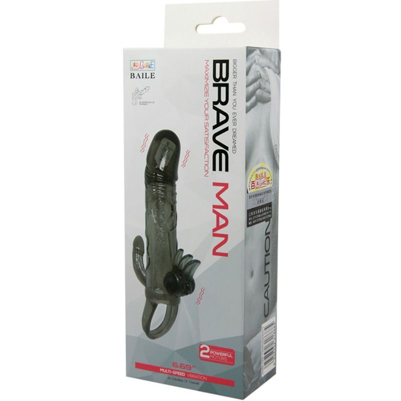 Baile Brave Man - Vibrador Estimulador Dual 16.5 cm