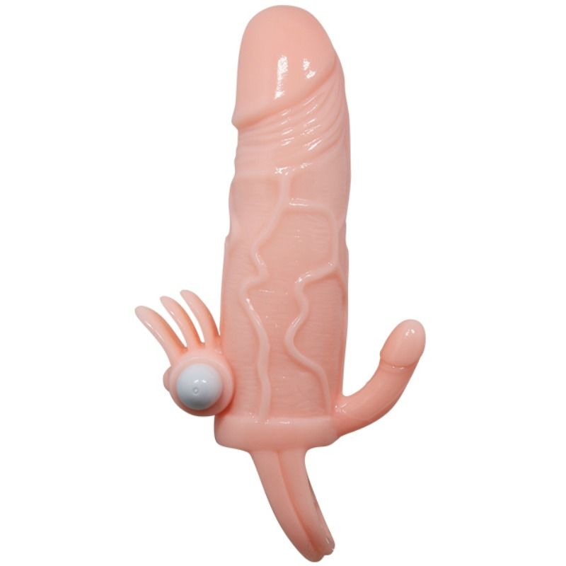 Brave Man Penis Cover - Estimulación Múltiple 16.5 cm
