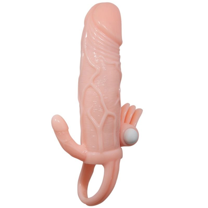 Brave Man Penis Cover - Estimulación Múltiple 16.5 cm