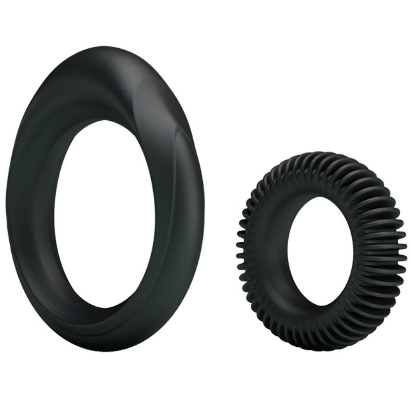 BAILE Kit 2 Silicone Rings - Anillos de Silicona para Hombre
