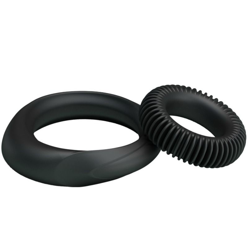 BAILE Kit 2 Silicone Rings - Anillos de Silicona para Hombre