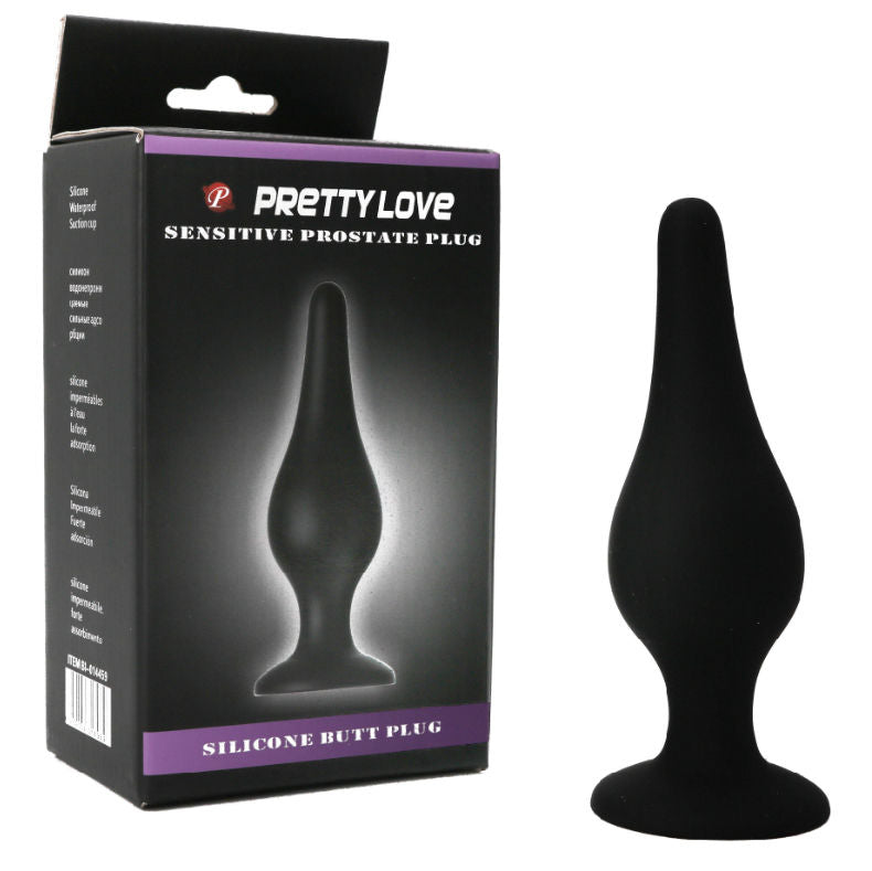 Pretty Love Ergonomic Silicone Plug 14 cm - Tapered Design with Suction Cup Base