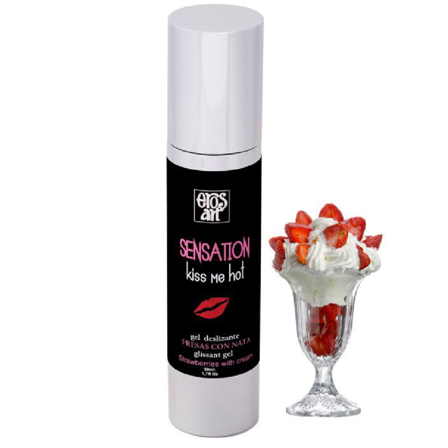 Eros-Art Sensattion Lubricante Natural Fresas con Nata 50 ml