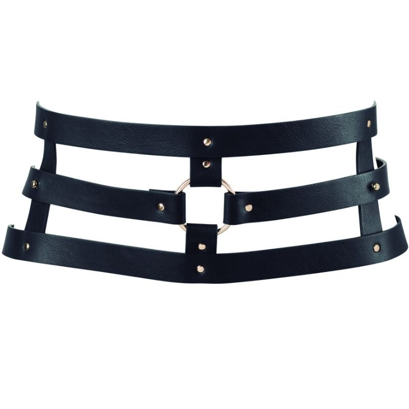 Bijoux Indiscrets Maze Belt - Cinturón Versátil 2 en 1 Negro