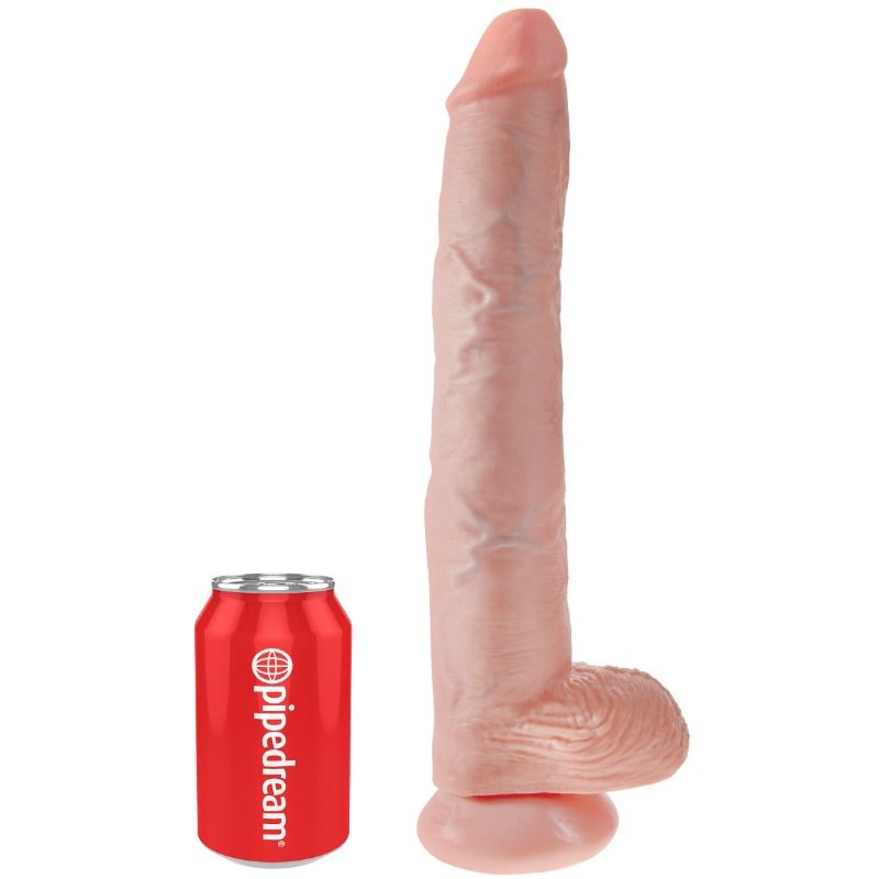 King Cock Pene con Testículos 35,6 cm Color Natural