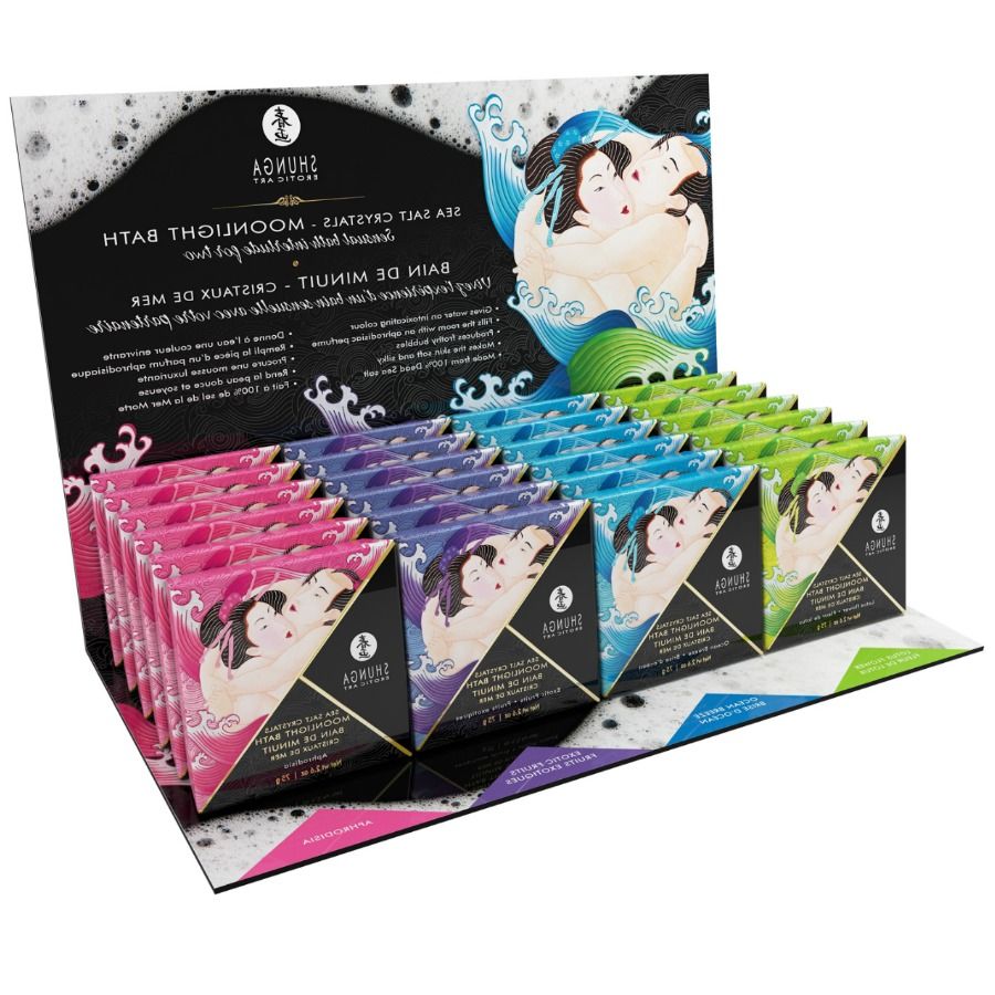 Shunga Love Bath Display - Expositor con 24 Unidades