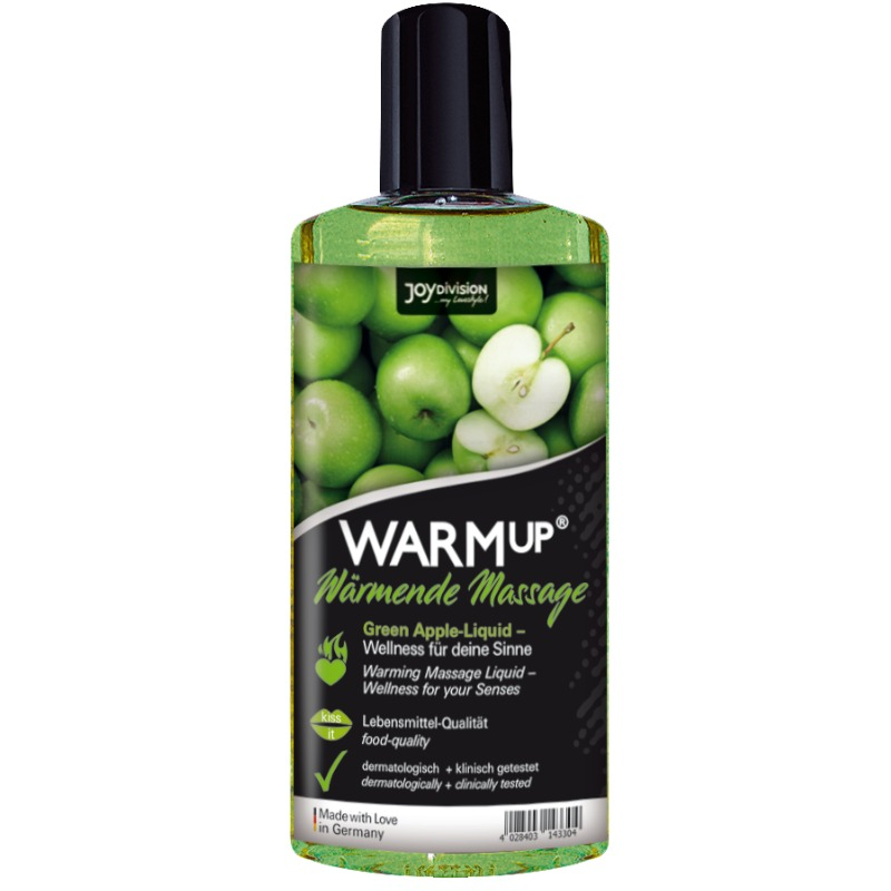 Joydivision Warmup Aceite de Masaje Manzana Verde 150 ml
