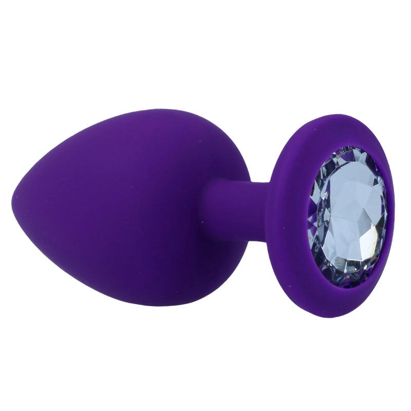 Intense Shelki L Plug Anal Lilac - Silicona Médica