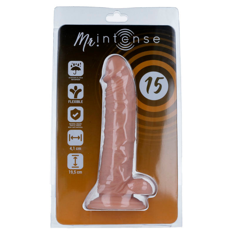 Mr Intense 15 Pene Realístico 19.5cm - Diámetro 4.1cm