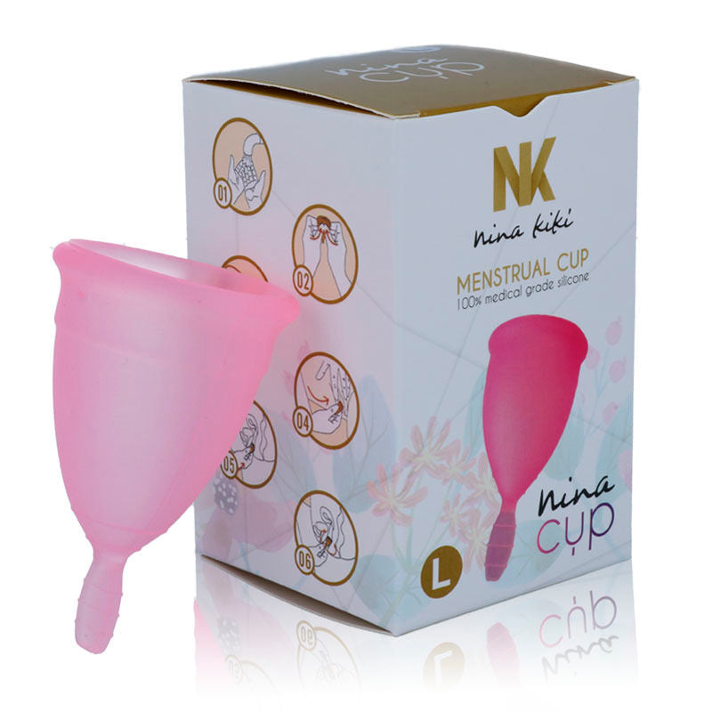 Nina Kikí Menstrual Cup Pink Talla L
