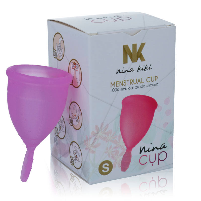 Copa Menstrual Nina Kikí Morada Talla S