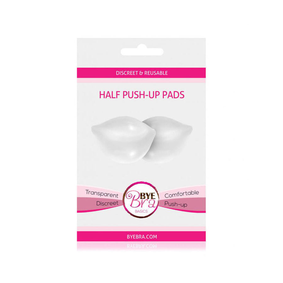 BYE-BRA Semi Pads Push-Up Transparente - Realce de Volumen