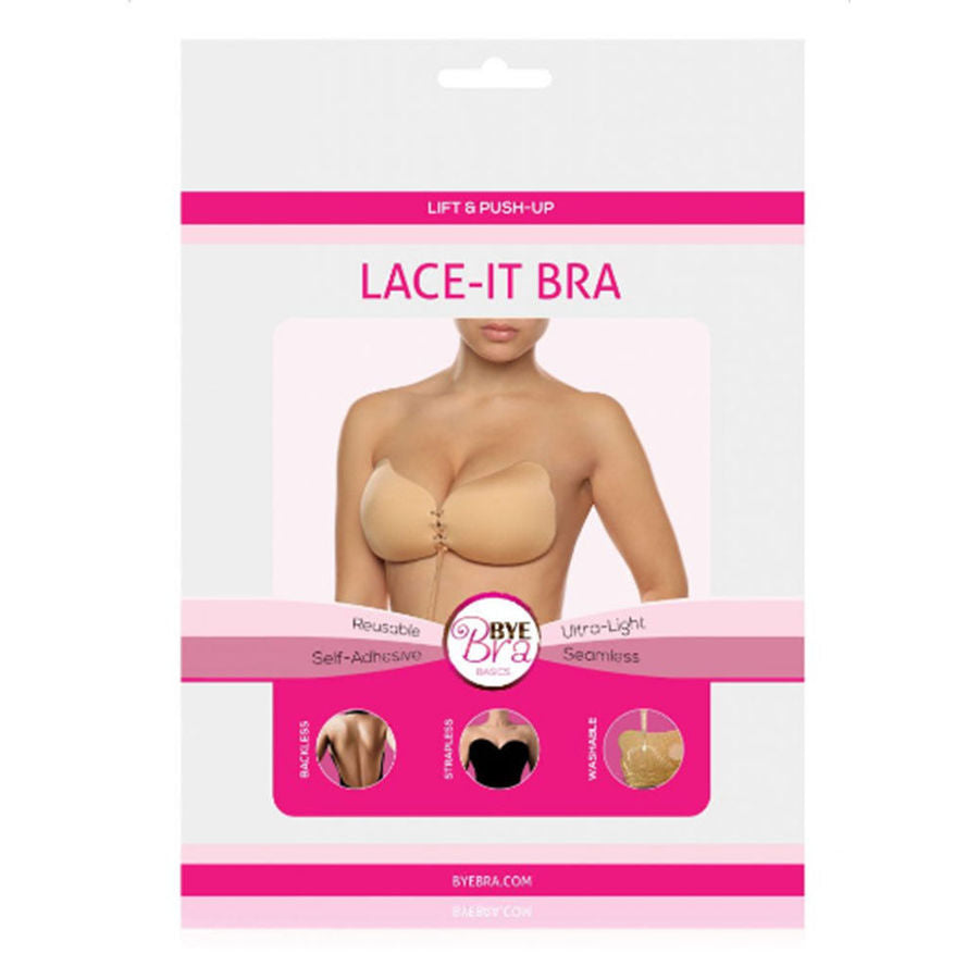 Bye Bra Lace-It Push-Up Sujetador Strapless Negro Talla D