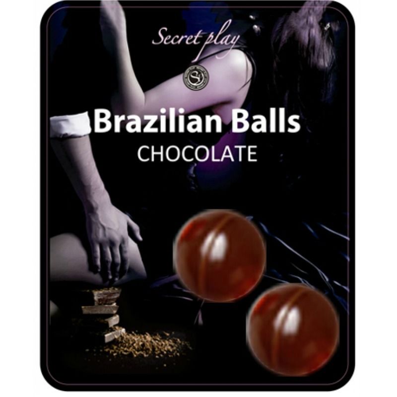 Secretplay Brazilian Balls Chocolate - Set de 2 Bolas