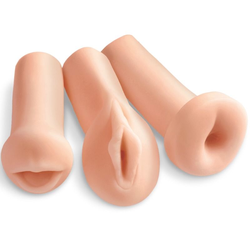 Extreme Toyz All 3 Holes Kit - Set de 3 Masturbadores Hiperrealistas