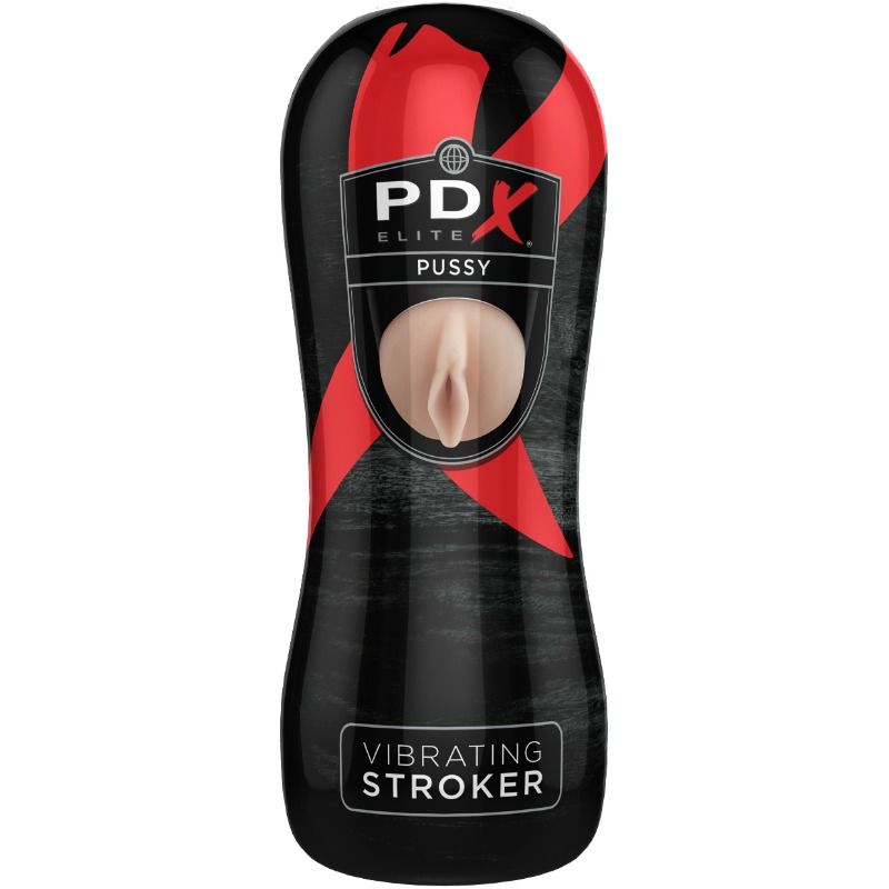 PDX Elite Vibrating Pussy Stroker