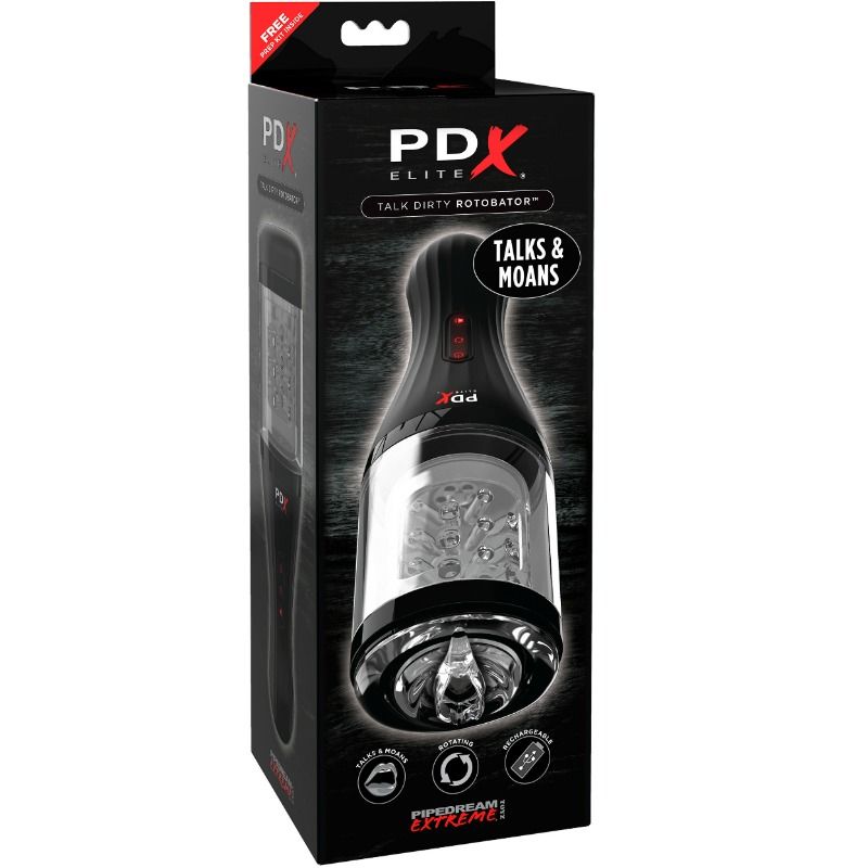 PDX Elite Talk Dirty Rotobator - Masturbador Automático