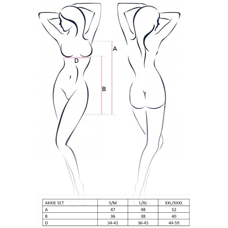 Passion Woman Akkie Set Nurse Costume L/XL - Conjunto Lencería Sexy