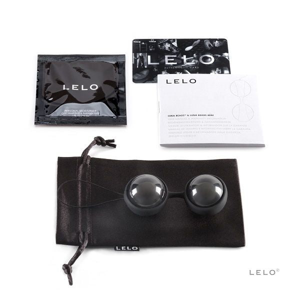 LELO Luna Beads Noir - Bolas Kegel de Diseño Premium