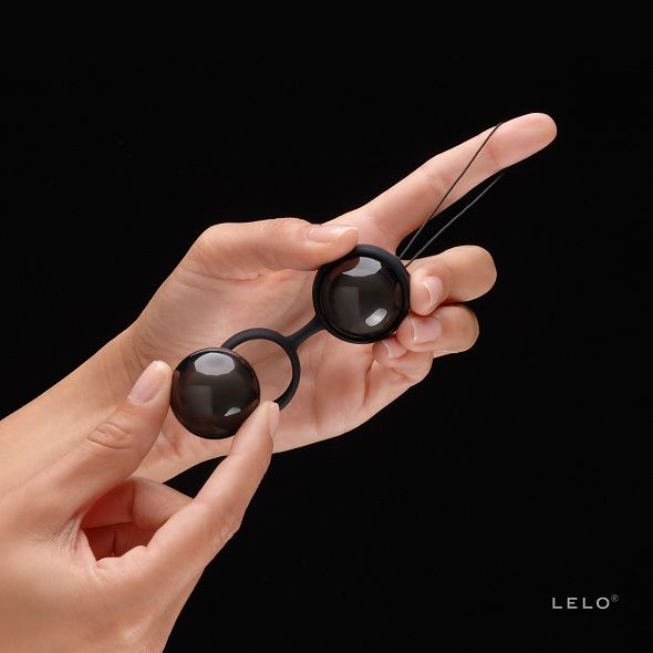 LELO Luna Beads Noir - Bolas Kegel de Diseño Premium